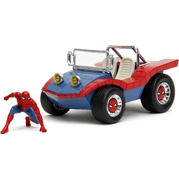 Автомодель Jada Marvel Мстители Багги с фигуркой Человека Паука 1:24 (365151)