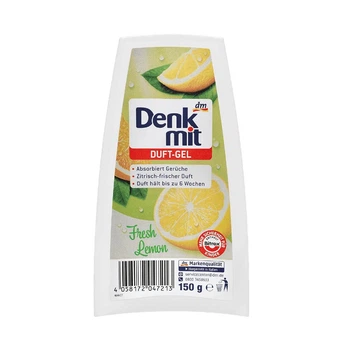 Гелевий освіжувач повітря Denkmit 150гр Лимон Фреш