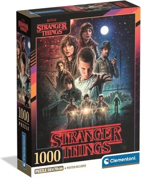 Пазл Clementoni STRANGER THINGS Everyone’s here, Очень странные дела - 1000 элементов