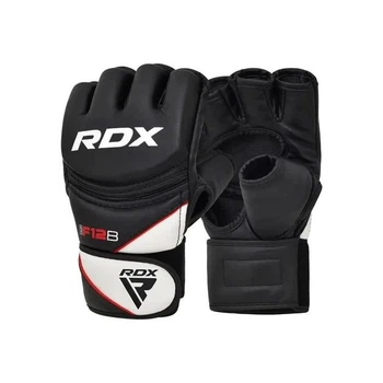 Рукавички для MMA RDX GRAPPLING GLOVES NEW MODEL Чорний, Білий L (GGR-F12B L)