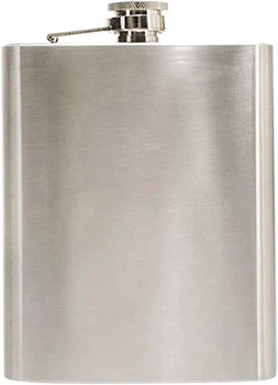 Фляга для напитков 18 oz (530 мл) нержавеющая сталь, серая