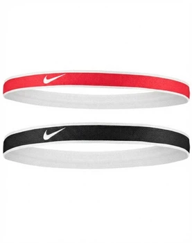 Набор повязок на голову Nike (черная и красная)