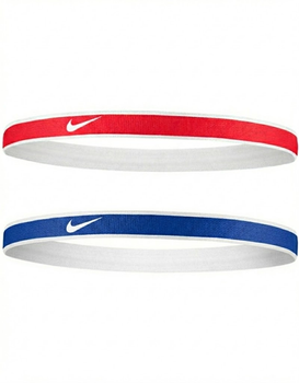 Набор повязок на голову Nike (красная и синяя)