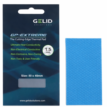 Термопрокладка Gelid Solutions GP-EXTREME 80x40 1.5мм 15W/mK (TP-GP04-D)