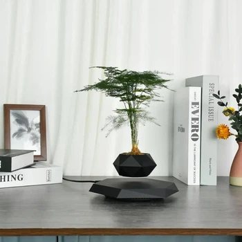 Магнітний левітаційний горщик для рослин HCNT Magnetic Levitating Pot M10-GW4 Black