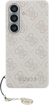 Etui plecki Guess 4G Classic Logo Charm MagSafe do Samsung Galaxy S26 Pink (3666339614003)