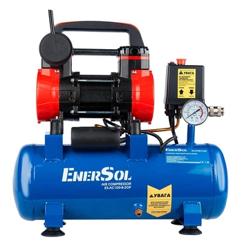 Компресор повітряний поршневий ENERSOL ES-AC100-8-2OF, продуктивність 100 л/хв, потужність 0,75 кВт, тис 8 бар, об'єм ресивера 8