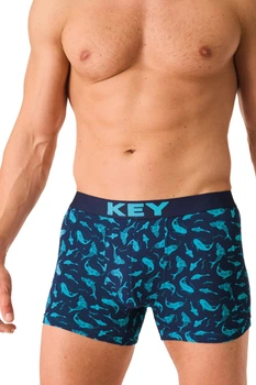 Трусы боксеры Key 54(2XL) Тёмно-синий (137530)