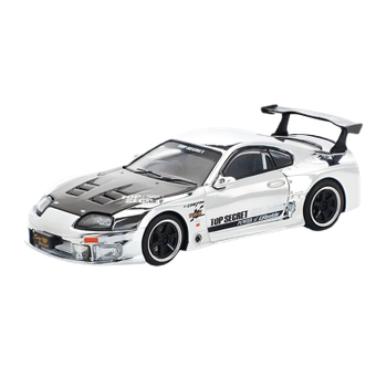 Машинка Premium POP Race Top Secret GT300 Toyota Supra 1:64 PR640325 Silver