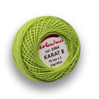 НИТКИ "KARAT" (1шт) цвет гороховый 564