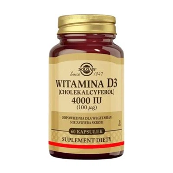 Witamina Solgar D3 4000IU 60 kapsułek (33984002951)