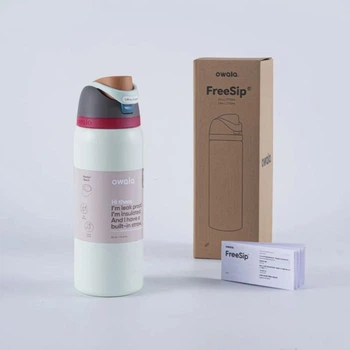 Термобутылка Owala FreeSip Creamsicle кремовая 710 мл из нержавеющей стали