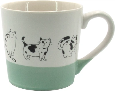 Кухоль Milika Fawnera Cats 390 мл Green (M0520-B357-G3357B)