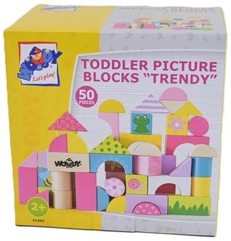 Klocki drewniane Woodyland 80 elementów 91302 (8591864913022)