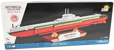 Klocki konstrukcyjne Cobi okręt podwodny HC WWII ORP Orzel 193 elementy 4855 (5902251048556)