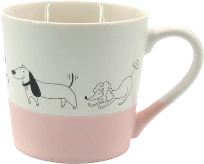 Кружка Milika Fawnera Dogs 390 мл Pink (M0520-B357-G3357D)