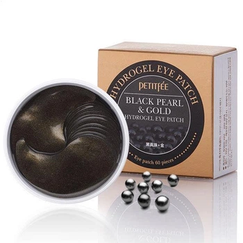 Лифтинг – патчи для кожи вокруг глаз с черным жемчугом и золотом Petitfee Black Pearl & Gold Hydrogel Eye