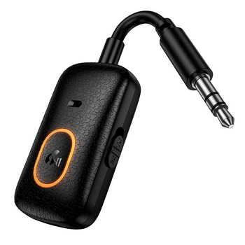 Аудіоадаптер Hoco E151 Bluetooth 5.4 RX-прийом/TX-передача Чорний (17629)