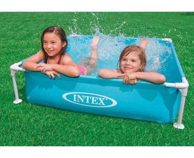 Каркасный детский бассейн 122х122х30см intex 57173 Объем воды 340 литров