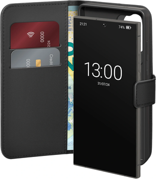 Etui na klapkę Puro Eco-Leather do Samsung Galaxy S26 Ultra Black (8018417536120)