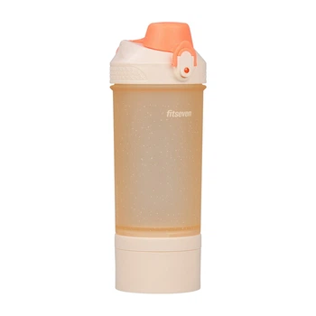 Шейкер UZSPACE Shaker Fitseven Infinity 1110 (500 мл, creamy/orange)