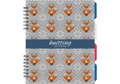 Блокнот OPTIMA В5 на спір. пласт. обкл. з розділ. 120арк. Knitting 20356-12 /O20356-12/