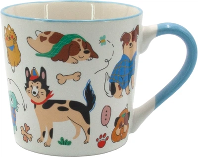 Кухоль Milika Feawyn Dogs 390 мл Blue (M0520-B357-G3430A)