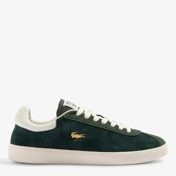 Чоловічі кеди замшеві низькі Lacoste 206560765 40.5 Зелені (1159855160)