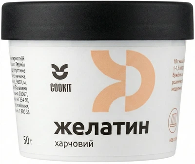 Желатин пищевой COOKIT 240 bloom 50 г (4820251840974)