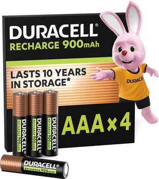 Аккумулятор Duracell Recharge Turbo AAA 900 mAh 4 шт (5005015) (5000394203822)
