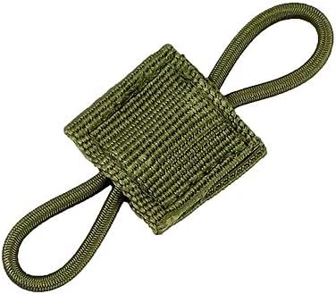 Фіксатор тримач туристичний еластичний MOLLE кріплення фастекс олива