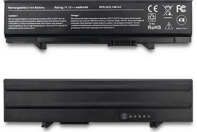 Батарея KM742 для ноутбука DELL Latitude E5400 E5410 E5500 E5550 (11.1V 73.26 Wh) Replacement