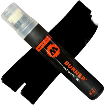 Маркер спиртовой Molotow 640PP Burner Black (Черный) 20 мм
