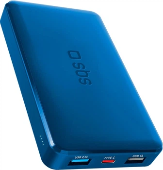 Powerbank SBS Fast Charge 10000 mAh 10W Cyan (TTBB10000FASTA)