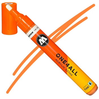 Акриловый маркер Molotow ONE4ALL 227HS Dare Orange (Оранжевый) 4 мм
