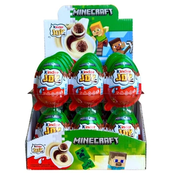 Шоколадное яйцо Kinder Joy – Minecraft Киндер Джой Майнкрафт (коллекция 2026) блок 24 шт х 20 г
