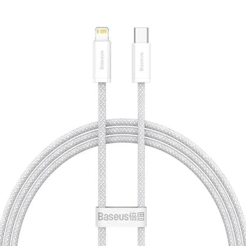 Кабель Baseus Dynamic Series Fast Charging Type-C to Lightning 20W 1м (CALD000002) White