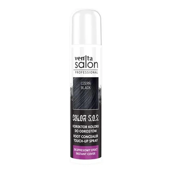 Корректор мгновенный цвета корней Venita Salon Color S.O.S BLACK для черных и седых волос 75 мл (5902101521437)