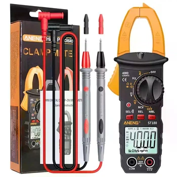 Цифровий Мультиметр-кліщі ANENG ST180 Clamp Meter жовтий