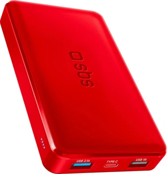 Powerbank SBS Fast Charge 10000 mAh 10W Red (TTBB10000FASTR)