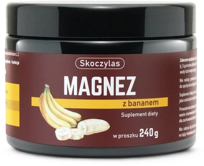 Suplement diety Skoczylas Magnez z Bananem w proszku 240 g (5903631208256)