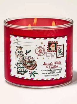 Свічка Santa's Milk & Cookies Bath&Body Works (28020944)