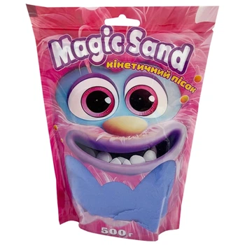 Креативна творчість "Кінетичний пісок Magic sand" 39403-9 синій 500 грам