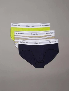 Чоловічі труси бріфи сліпи Calvin Klein набір з 3 шт різного кольору розмір М