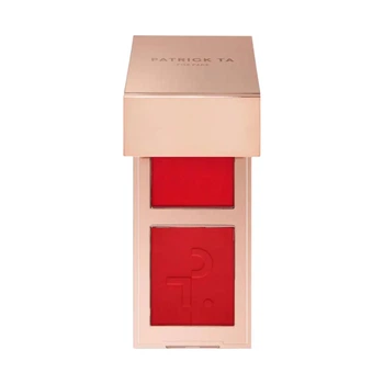 Палетка румян Patrick Ta Major Double-Take Creme & Powder Blush Duo (She Left Me On Red) 4.2 g Mini