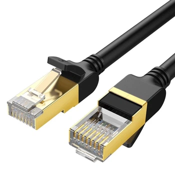 Патчкорд Ugreen Ethernet RJ45 Cat 7 STP LAN 10Gbps 2m Black (UGR414BLK)