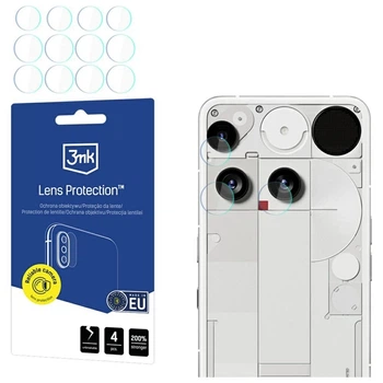 Защитное стекло 3mk для камеры Nothing Phone 3 Lens Protect Transparent (4 pack) (5903108673198)