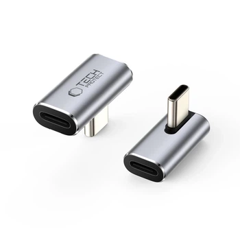 Адаптер Tech-Protect Ultraboost AA03 USB-C to USB-C Grey (5906302367986)