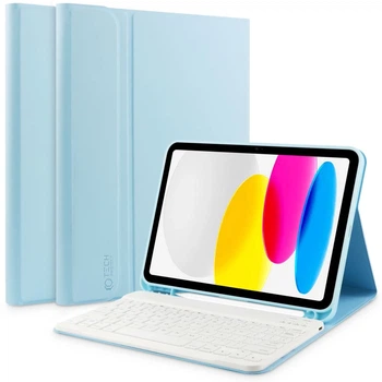 Чехол-клавиатура Tech-Protect SmartCase + Keyboard для Apple iPad 11 2025 11th Gen | 10.9 2022 10th Gen Sky Blue (9490713934630)