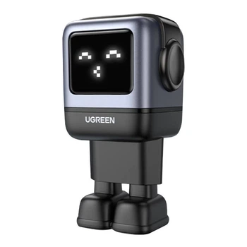 Сетевое зарядное устройство Ugreen Nexode RG Robot 65W GaN 2x USB-A | USB-C Grey (6941876236688)